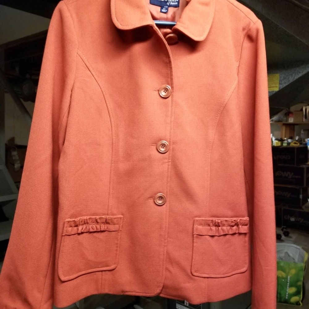 Rust color Blazer by Chadwick's size 12Tall